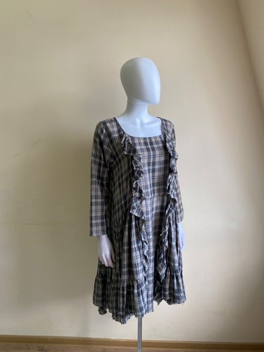 Ewa walla plaid cotton dress - ewa,