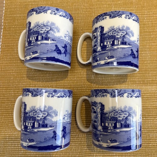 Set spode blue italian - of,
