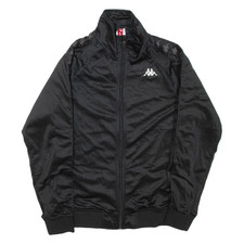KAPPA Mens Track Jacket Black M