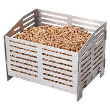 Pellet Burner Basket for Wood Burning Stoves and Fireplaces 4 Hour 3kg Capacity