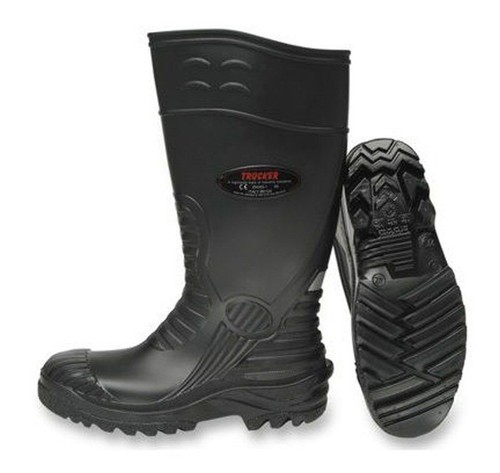 Black wellington safety boots - wellington,