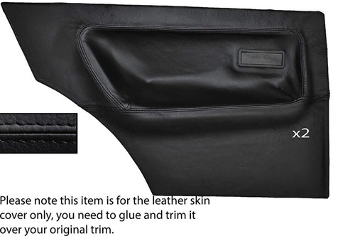 Black stitching rear door - stitching,