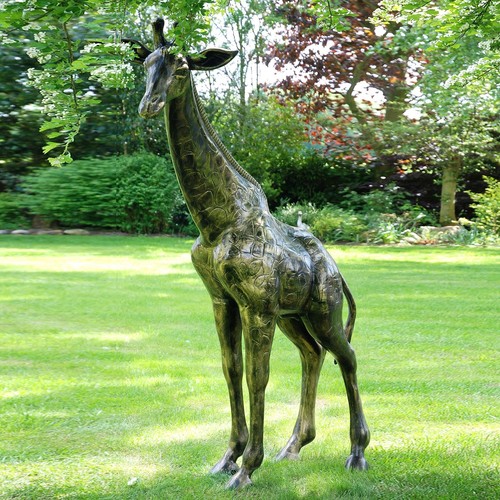 Wild giraffe 205cm - 205cm, bronze