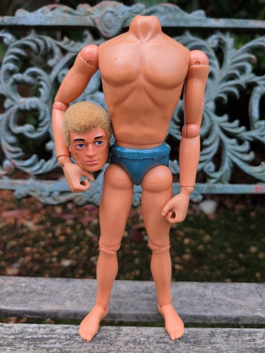 Vintage action man figure - man,