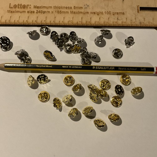 Sliver and gold pin - sliver, 20