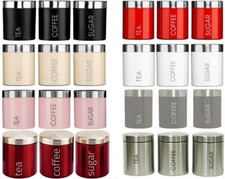 Set of 3 Tea Coffee Sugar