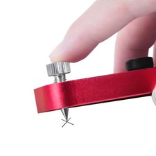 Woodworking Compass Dual Scale Aluminum Alloy Fixed Point Marking Gauge Scriber