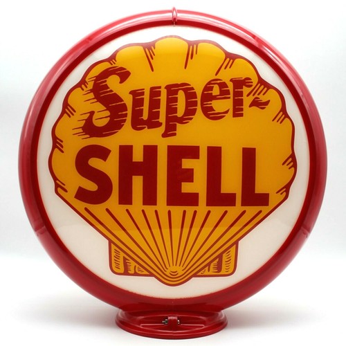 Super shell gas pump - super,