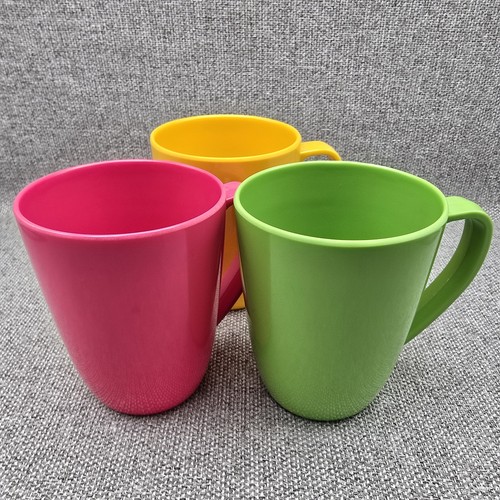 Melamine retro pink yellow - -,