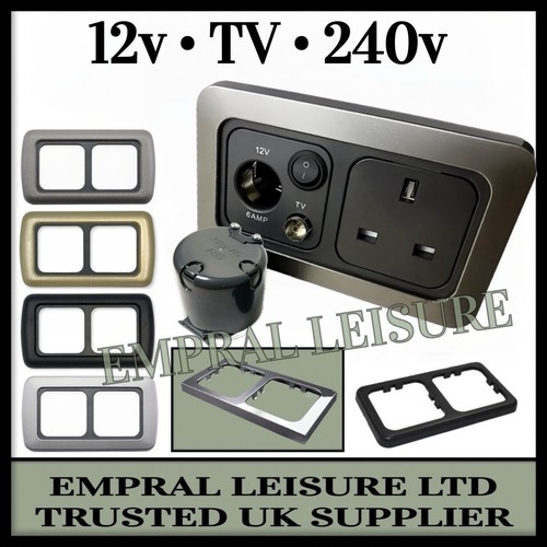 Campervan 12v socket 240v - tv,