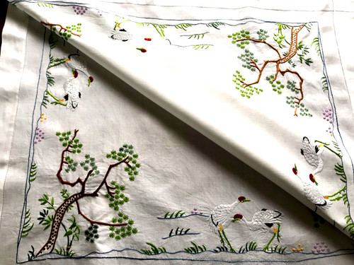 Vintage hand embroidered - vintage,