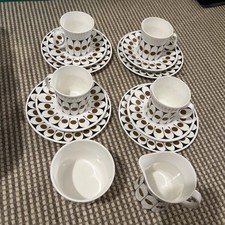 4 x Hostess Tableware Black