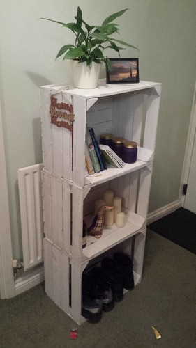White painted european vintage - white,