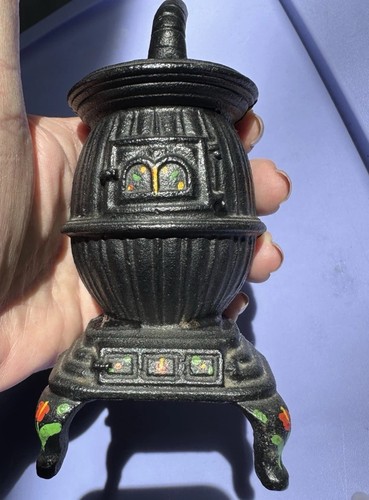 Vintage cast iron - pot, belly