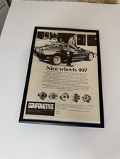 FRAMED 1981 Compomotive Wheels