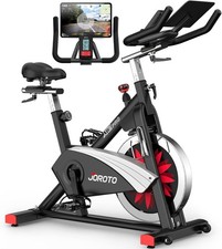 Magnetic Resistance Spin Bike w/ LCD Monitor, 18kg Flywheel & Belt Drive 160kg