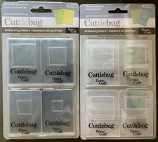 NEW 2 PACKS CRICUT CUTTLEBUG