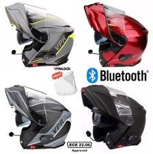 VIPER RS-V171 BLINC BLUETOOTH FLIP FRONT MOTORBIKE MOTORCYCLE HELMET + PINLOCK