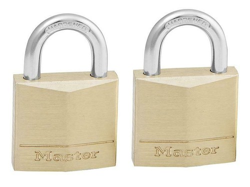 Master lock solid brass - brass, 30mm