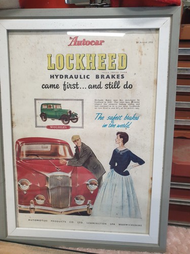 Lockheed framed wolseley print - lockheed,