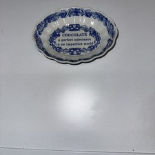 VINTAGE SPODE DISH THE BLUE