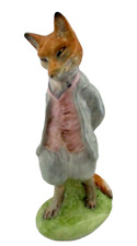 RARE BESWICK BEATRIX POTTER FIGURINE - FOXY WHISKERED GENTLEMAN BP4 SIGNATURE