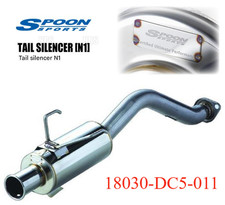 SPOON SPORTS INTEGRA DC5 Type-R N1 Exhaust Tail Pipe Muffler Silencer K20A New