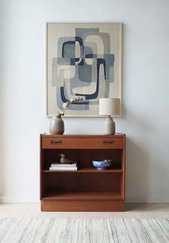 Vintage mid century plan - century,