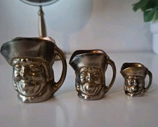 Set of 3 Vintage Small Brass