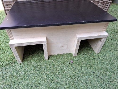 Hedgehog feeding station fully - station,