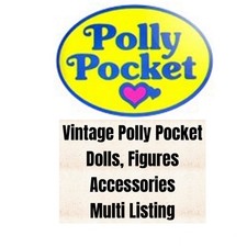 Vintage Polly Pocket Dolls Figures Accessories Bluebird Toys MULTI LISTING
