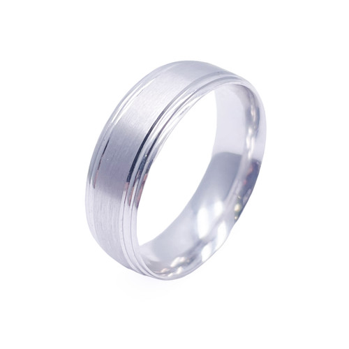 Mens platinum wedding band - mens,