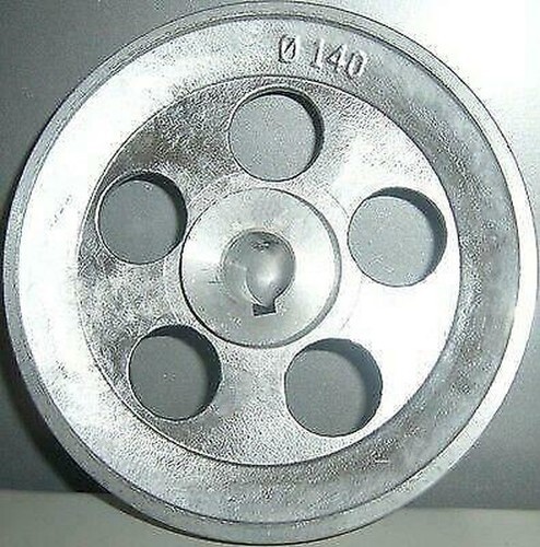 Pulley flywheel electric motor - electric,