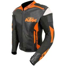 KTM Duke Men Motorbike Leather Jacket Motorcycle Bikers Racing Sports Jackets