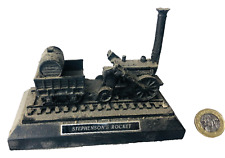 Ornament Train Stephensons Rocket Made with British Coal Vintage ra