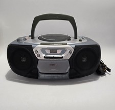 Philips AZ1007/05 CD Radio Cassette Recorder Ghetto Blaster Boombox - Tested