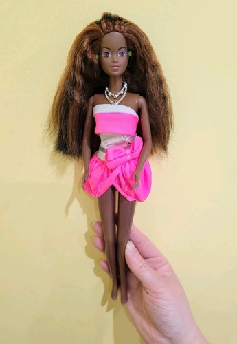 Vintage doll wearing barbie - vintage, doll-