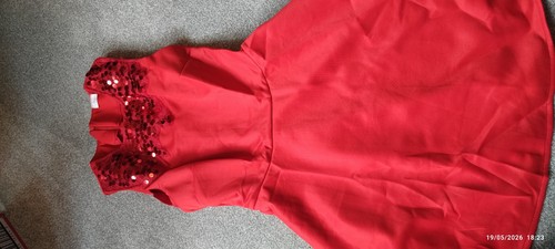 Red sparkly dress size 14 - red, 12-14