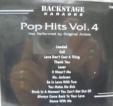 **KARAOKE CD+G DISC BACKSTAGE