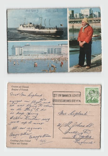 Postcard ostend belgium - postcard,