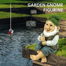Fishing Rod Naughty Gnome Lawn