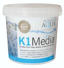 Evolution Aqua K1 Media 3 Litre Tub Moving Bed Pond Koi Filter Media