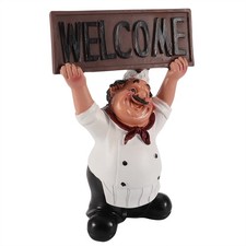 AResin Chef Figures Ornament
