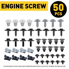 50x Retainer Fastener Clips