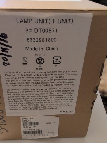 Lamp replacement dt00871 - replacement,