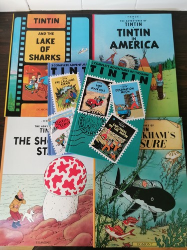 Tintin book bundle herge - tintin,