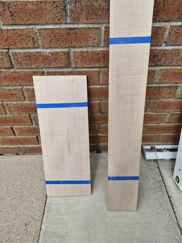 Luthier flamed maple back and - luthier,