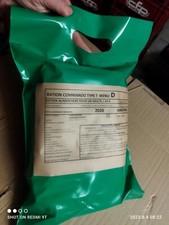 FREE PORT Combat Ration "Commando", Menu 8, Waterproof, D.D.M 2025, French