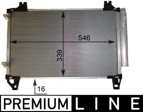 Condenser mahle fits - fits, subaru