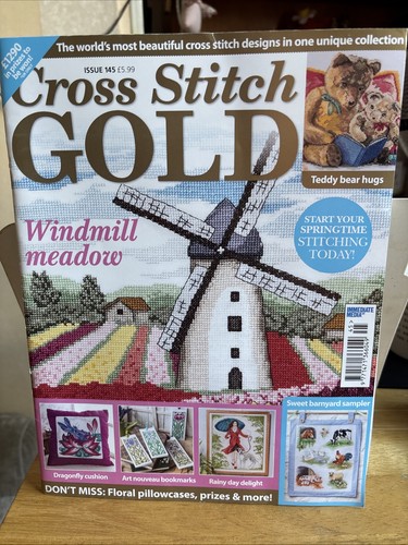 Cross stitch gold magazine - gold,